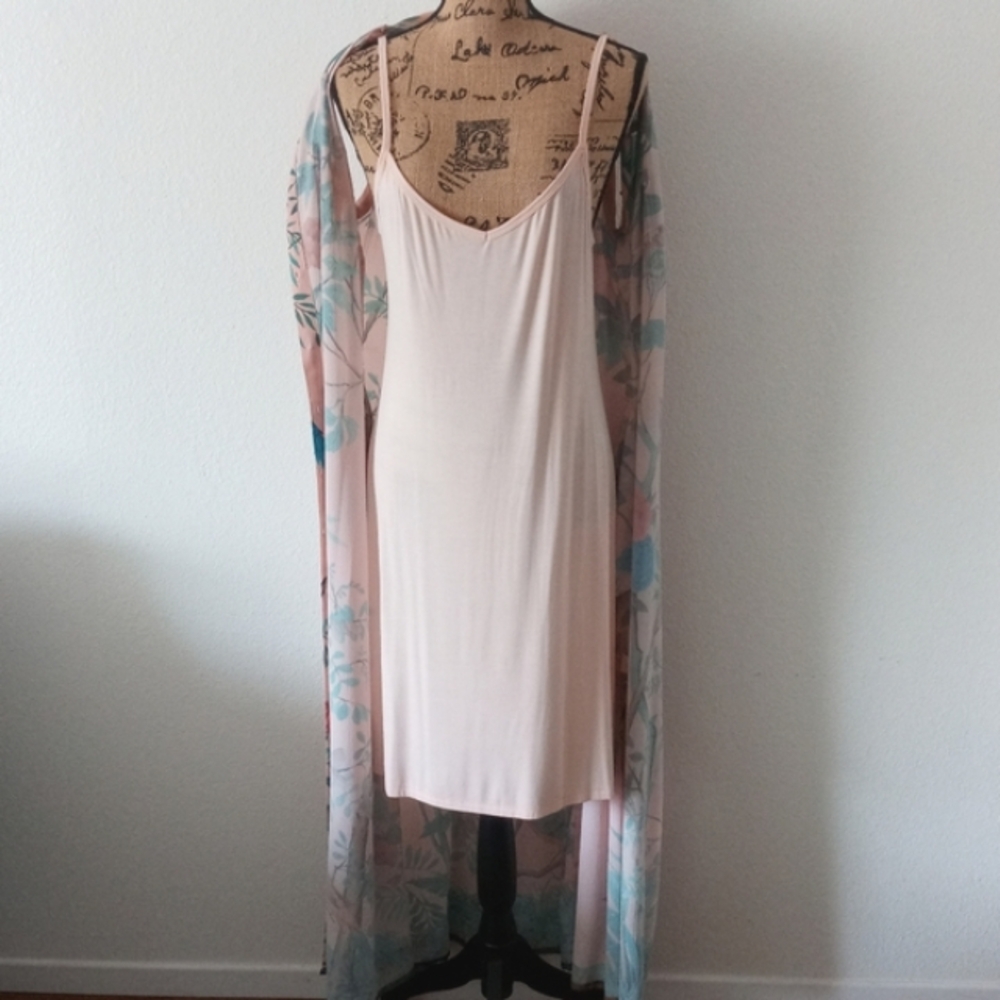 Soft Surroundings Chinoiserie Floral And Birds Maxi Dress - Picture 9 of 12